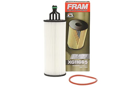 FRAM Ultra Synthetic Automotive Replacement Oil Filter, Designed for Synthetic Oil Changes Lasting up to 20k Miles, XG11665 (Pack of 1)
