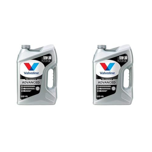 Valvoline Advanced Full Synthetic SAE 10W-30 Motor Oil 5 QT (Pack of 2)