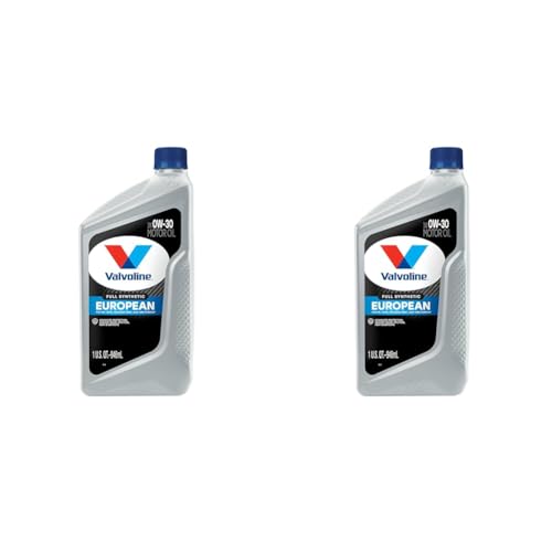 Valvoline European Vehicle Full Synthetic SAE 0W-30 Motor Oil 1 QT (Pack of 2)