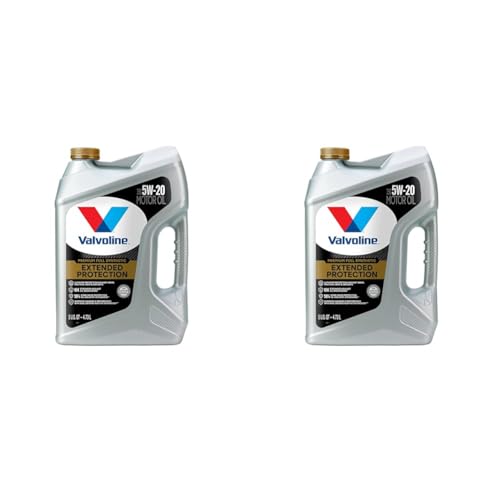 Valvoline Extended Protection Full Synthetic Motor Oil SAE 5W-20 5 QT (Pack of 2)