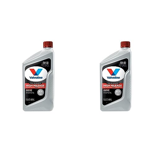 Valvoline Full Synthetic High Mileage with MaxLife Technology SAE 5W-30 Motor Oil 1 QT (Pack of 2)