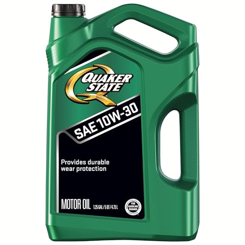 Quaker State 550044962 Motor Oil, Conventional 10W-30 (5-Quart, Single Pack)