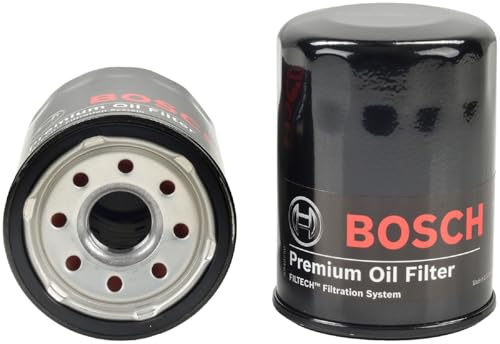 BOSCH 3323 Premium Oil Filter With FILTECH Filtration Technology - Compatible With Select Acura MDX, RDX, RSX, TL; Chrysler; Dodge; Ford; Honda Accord, Civic, CR-V, Pilot; Infiniti; Nissan + More