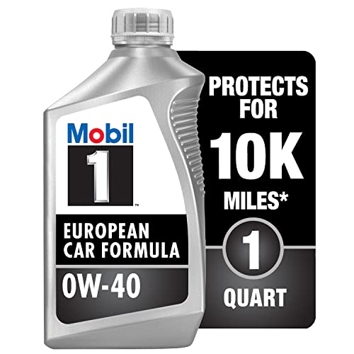 Mobil 1 FS European Car Formula Full Synthetic Motor Oil 0W-40, 1 Quart (Pack of 6)