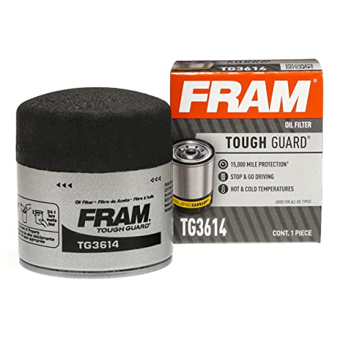 FRAM Tough Guard Replacement Oil Filter TG3614, Designed for Interval Full-Flow Changes Lasting Up to 15K Miles