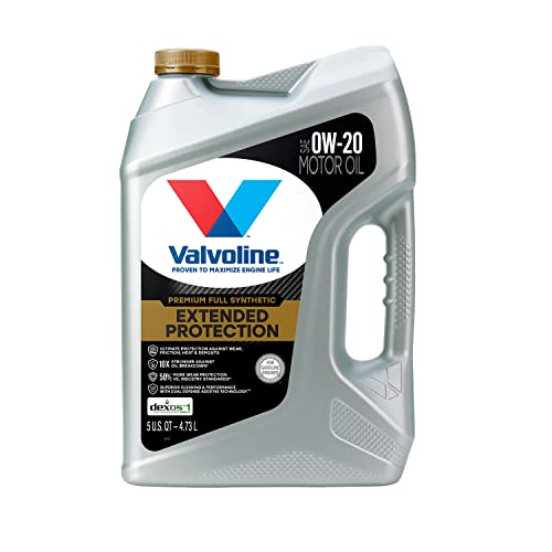 Valvoline Extended Protection Full Synthetic Motor Oil SAE 0W-20 5 QT