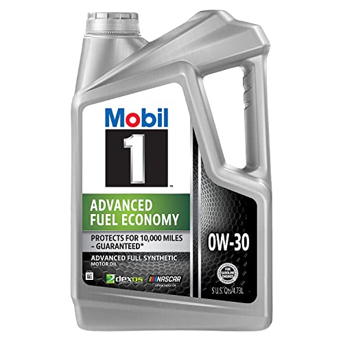 Mobil 1 Advanced Fuel Economy Full Synthetic Motor Oil 0W-30, 5 Quart