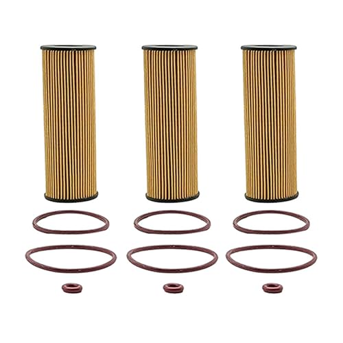 3 Pieces Engine Oil Filter WL10050 for Ford Bronco 2021-2023 Fusion 2017-2019 F-150 2015-2023 Explorer 2020-2023 for Lincoln Aviator 2020-2023 Nautilus 2019-2023 Mkz 2017-2020 FL2062 CH11955