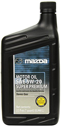 Genuine Mazda Accessories (0000-77-5W20-QT) SAE 5W-20 Super Premium Motor Oil - 1 Quart