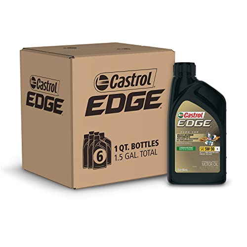Castrol Edge Euro 5W-30 K Advanced Full Synthetic Motor Oil, 1 Quart, Pack of 6