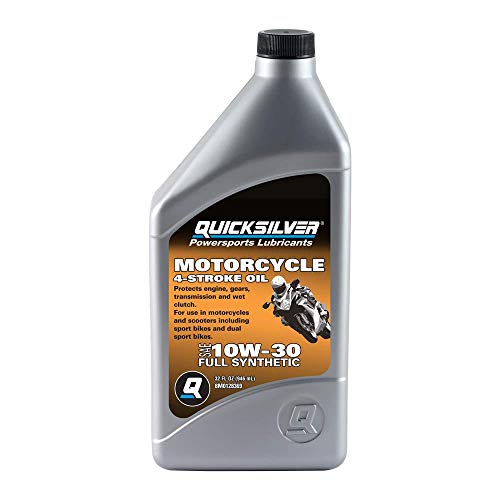 Quicksilver 10W-30 Full Synthetic Motorcycle Oil - 1 Qt.