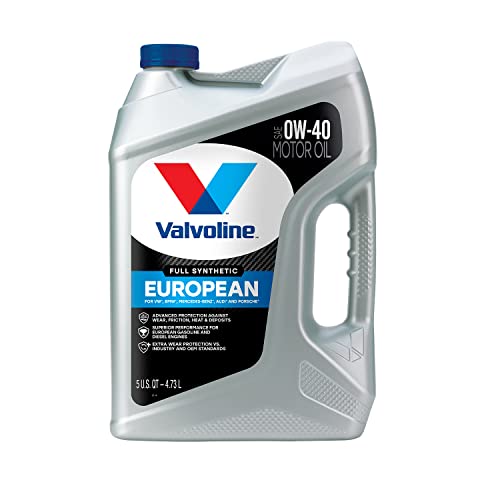 Valvoline European Vehicle Full Synthetic SAE 0W-40 Motor Oil 5 QT