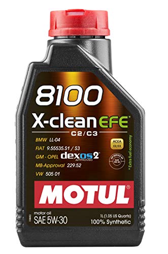 Motul 8100 X-Clean EFE 5W-30 Synthetic Oil 1 Liter (107210)