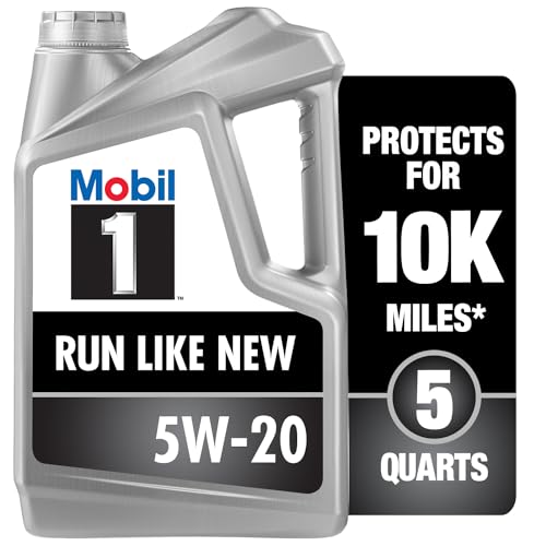 Mobil 1 Advanced Full Synthetic Motor Oil 5W-20, 5 Quart