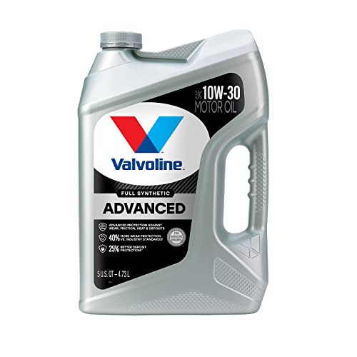 Valvoline Advanced Full Synthetic SAE 10W-30 Motor Oil 5 QT