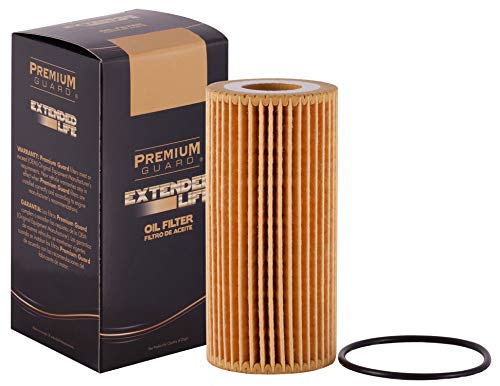 Premium Guard PG8161EX Extended Life Oil Filter up to 10,000 Miles | Fits 2023-13 various models of Volkswagen, Audi, Porsche, Seat