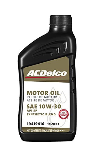 ACDelco Gold 10-9292 Synthetic Blend 10W-30 Motor Oil