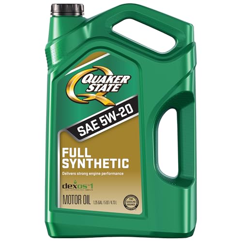 Quaker State Full Synthetic 5W-20 Motor Oil, 5-Quart