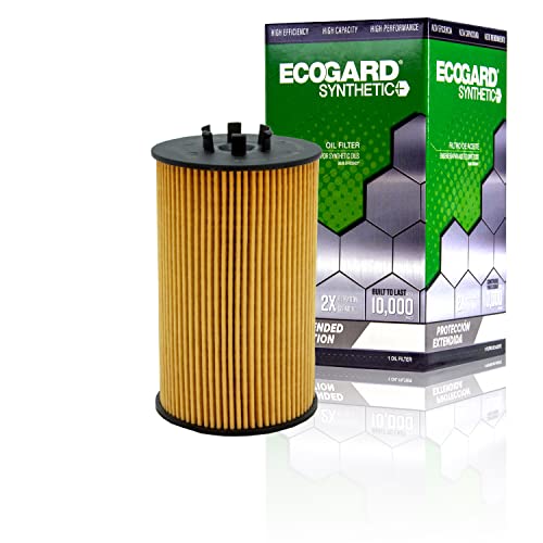 ECOGARD S10213 Premium Cartridge Engine Oil Filter for Synthetic Oil Fits Mercedes-Benz C63 AMG 6.3L 2008-2015, E63 AMG 6.3L 2007-2011, S63 AMG 6.3L 2008-2010, SLS AMG 6.3L 2011-2015