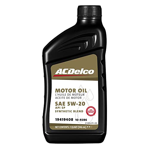 ACDelco - Professional SAE 5W-20 Synthetic Blend Motor Oil, 1 Quart