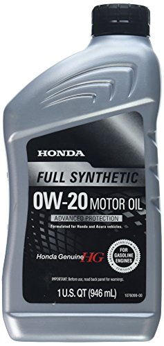 Honda 08798-9063 Blended Full Synthetic Motor Oil, 1 Quart Bottle, 32 Oz