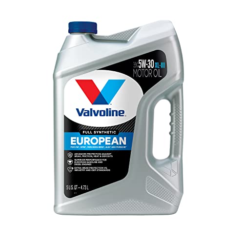 Valvoline European Vehicle Full Synthetic XL-III SAE 5W-30 Motor Oil 5 QT