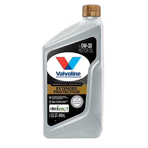 Valvoline Extended Protection Full Synthetic Motor Oil SAE 0W-20 1 QT