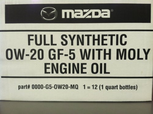 12PK MAZDA FULL SYNTHETIC 0W-20 GF-5 WITH MOLY ENGINE OIL