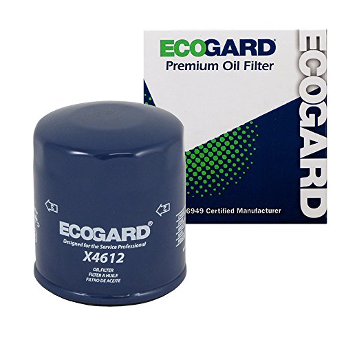ECOGARD X4612 Premium Spin-On Engine Oil Filter for Conventional Oil Fits Nissan Altima 2.5L 2004-2021, Rogue 2.5L 2008-2022, Sentra 1.8L 2000-2019, Murano 3.5L 2004-2021, Pathfinder 3.5L 2004-2020