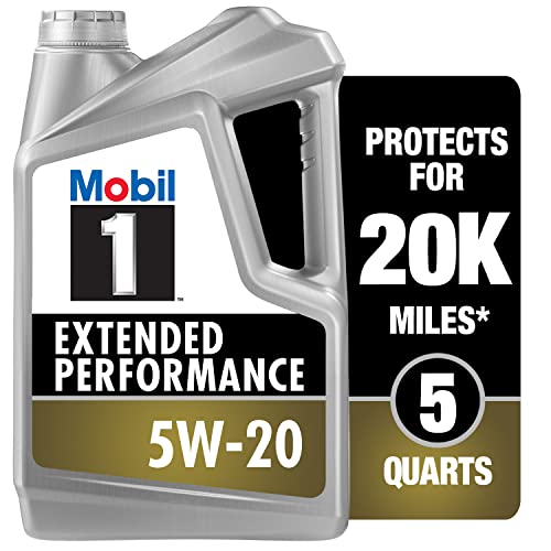 Mobil 1 Extended Performance Full Synthetic Motor Oil 5W-20, 5 Quart