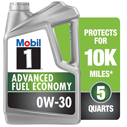 Mobil 1 Advanced Fuel Economy Full Synthetic Motor Oil 0W-30, 5 Quart