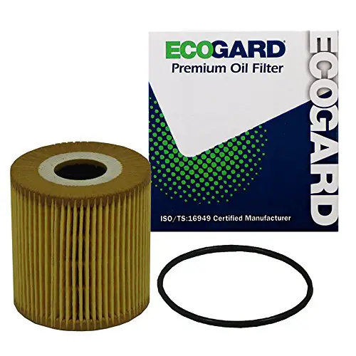 ECOGARD X5315 Premium Cartridge Engine Oil Filter for Conventional Oil Fits Volvo S60 2.5L 2003-2009, V70 2.4L 1999-2007, XC70 2.5L 2003-2007, XC90 2.5L 2003-2006, S60 2.4L 2001-2009