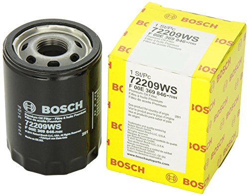 BOSCH 72209WS Workshop Engine Oil Filter - Compatible with Select Jaguar S-Type, Super V8, XF, XJ6, XJ12, XJ8, XJR, XJS, XK, XK8, XKR; Land Rover LR3, Range Rover; Lincoln LS + More