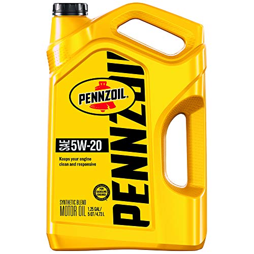Pennzoil Synthetic Blend 5W-20 Motor Oil (5-Quart, Single)