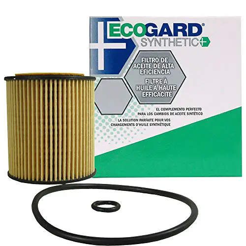 ECOGARD S5505 Premium Cartridge Engine Oil Filter for Synthetic Oil Fits Mazda 3 2.3L 2004-2009, 6 2.3L 2003-2008, 6 2.5L 2009-2012, 5 2.3L 2006-2010, CX-7 2.3L 2007-2009