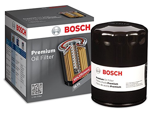 BOSCH 3323 Premium Oil Filter With FILTECH Filtration Technology - Compatible With Select Acura MDX, RDX, RSX, TL; Chrysler; Dodge; Ford; Honda Accord, Civic, CR-V, Pilot; Infiniti; Nissan + More