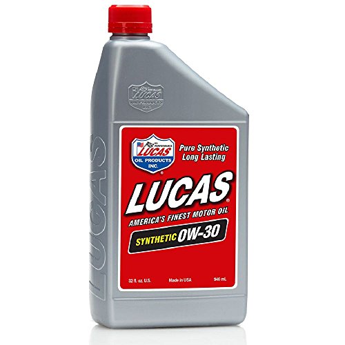 Lucas Oil 10179 Synthetic High Performance 0W-30 Motor Oil - 1 Quart Bottle