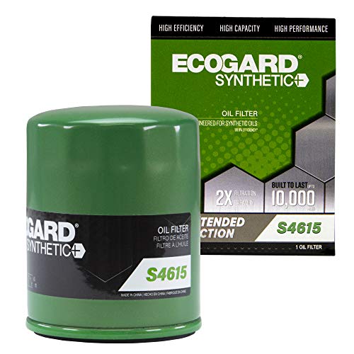 ECOGARD S4615 Premium Spin-On Engine Oil Filter for Synthetic Oil Fits Subaru Forester 2.5L 2004-2021, Outback 2.5L 2005-2022, Crosstrek 2.0L 2016-2020, Impreza 2.0L 2004-2021, Legacy 2.5L 2005-2022