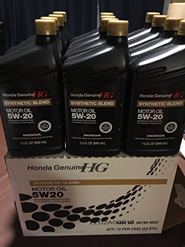 Honda genuine 5w20 motor oil (case of 12)