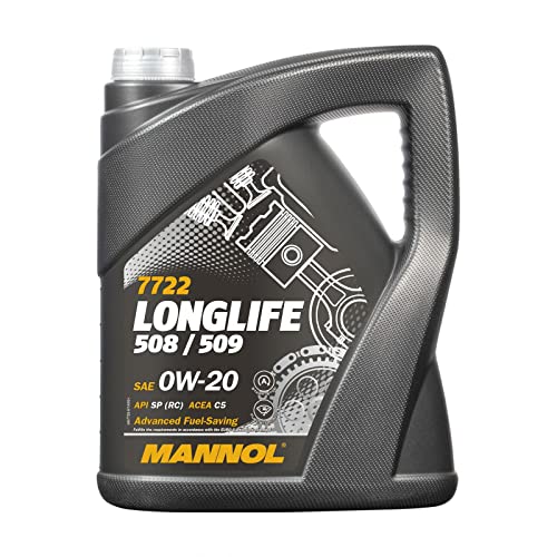 Mannol Full Synthetic Longlife 508/509 0W-20 Engine Oil for the latest of Volkswagen turbocharged gasoline - 0W-20 (5L)