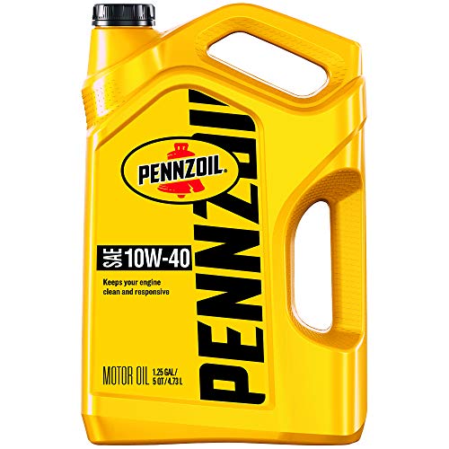 Pennzoil Conventional 10W-40 Motor Oil (5-Quart, Single)